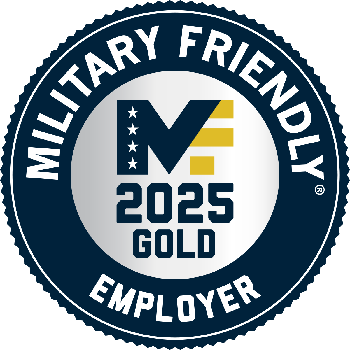 2025 Military Friendly Employer Gold