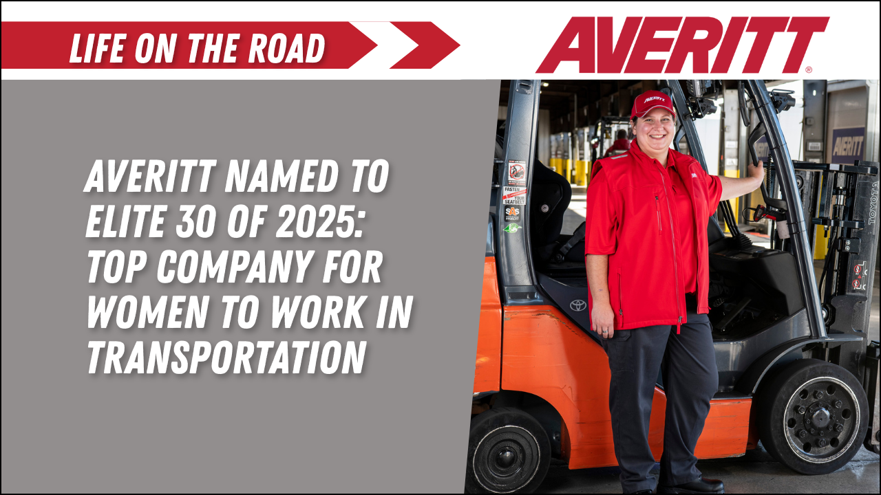 Averitt Named to Elite 30 of 2025: Top Company for Women to Work in Transportation