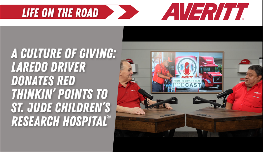 A Culture of Giving: Laredo Driver Donates Red Thinkin' Points to St. Jude Children's Research Hospital®