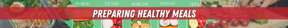 Preparing Healthy Meals graphic