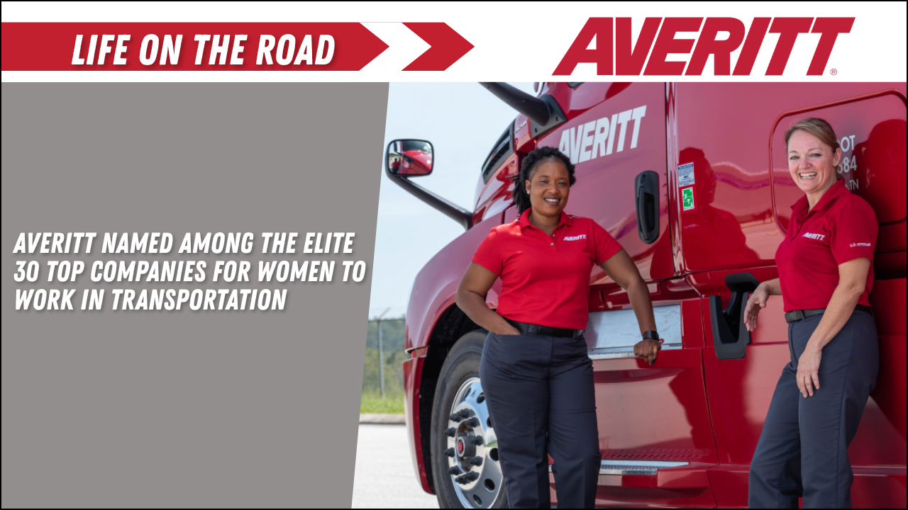 Averitt Named Among the Elite 30 Top Companies for Women to Work in Transportation