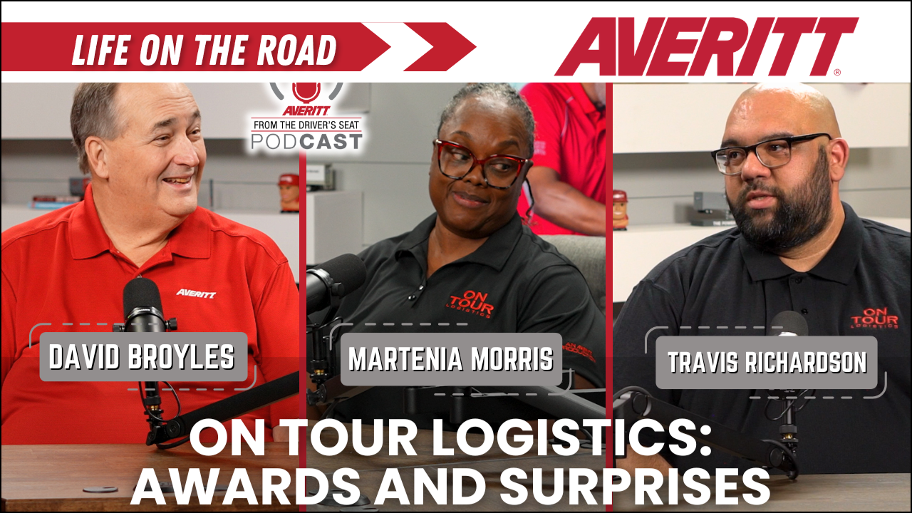 From The Driver's Seat: On Tour Logistics Awards and Surprises